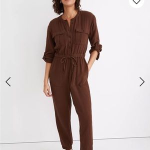 Madewell lightspun jumpsuit
